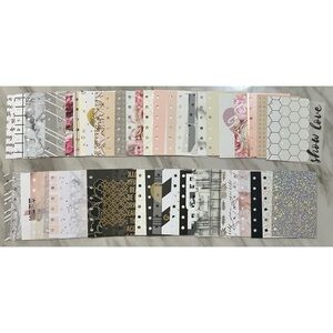 Over 60 Assorted Decorative A7 Pocket Planner Dashboards